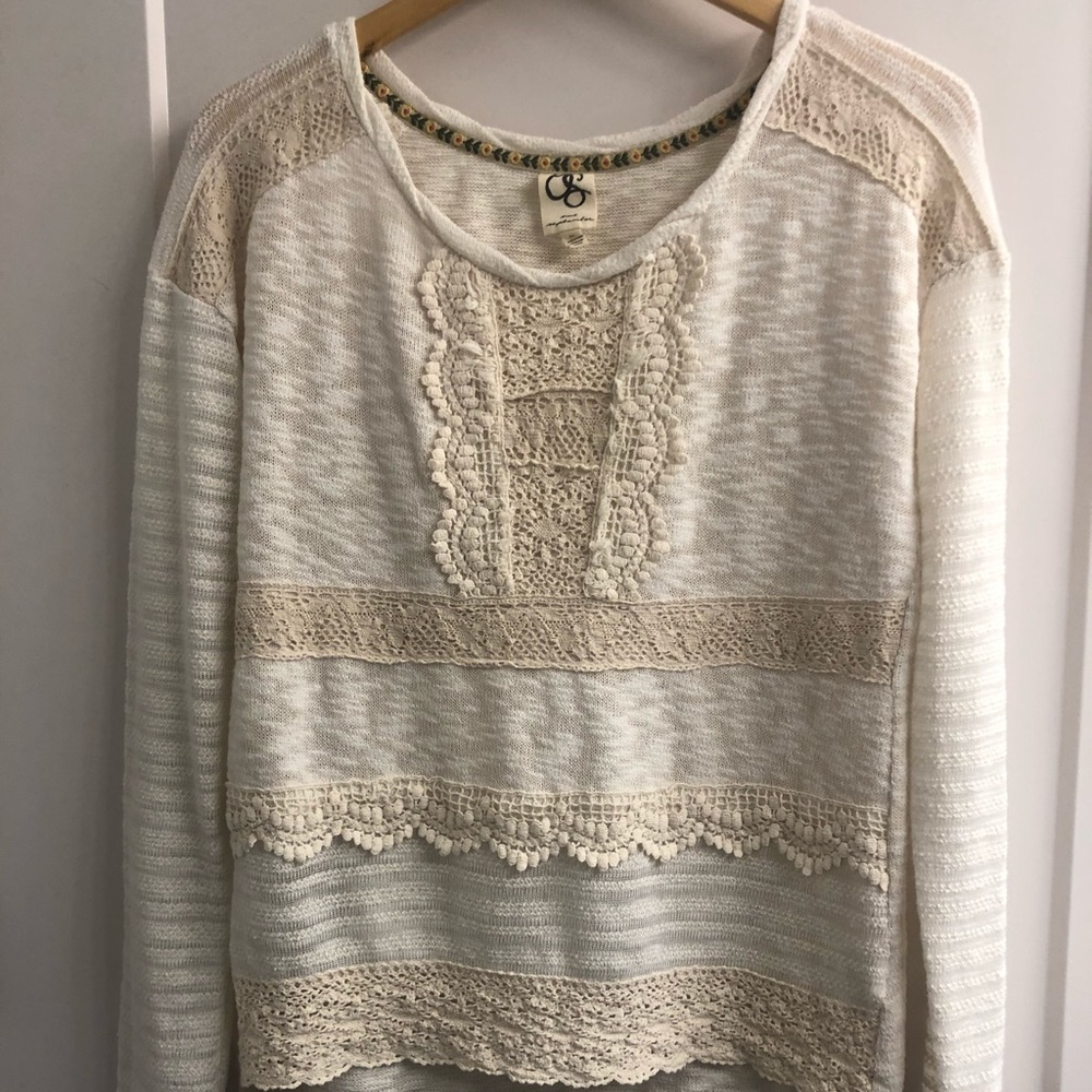 Anthro Lightweight Pullover Sweater - image 1